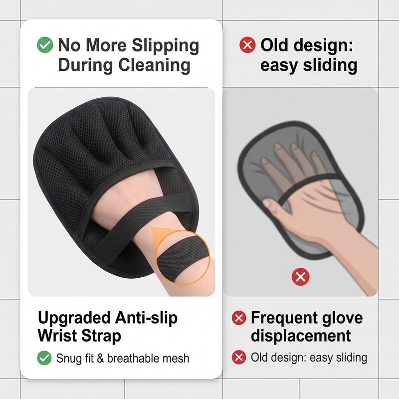 Pet Hair Removal Glove, Dog Hair Remover for Cats &