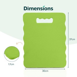 Kneeling Pad for Working On Knees | 2Pc (37cm x 30cm) Gardening Kneeling Pad | 1.7cm Thick Kneeler Mat for Outdoor & DIY Tasks Foam Jumbo Kneeling Cushion for Housework | Kneeling Pads for Gardening