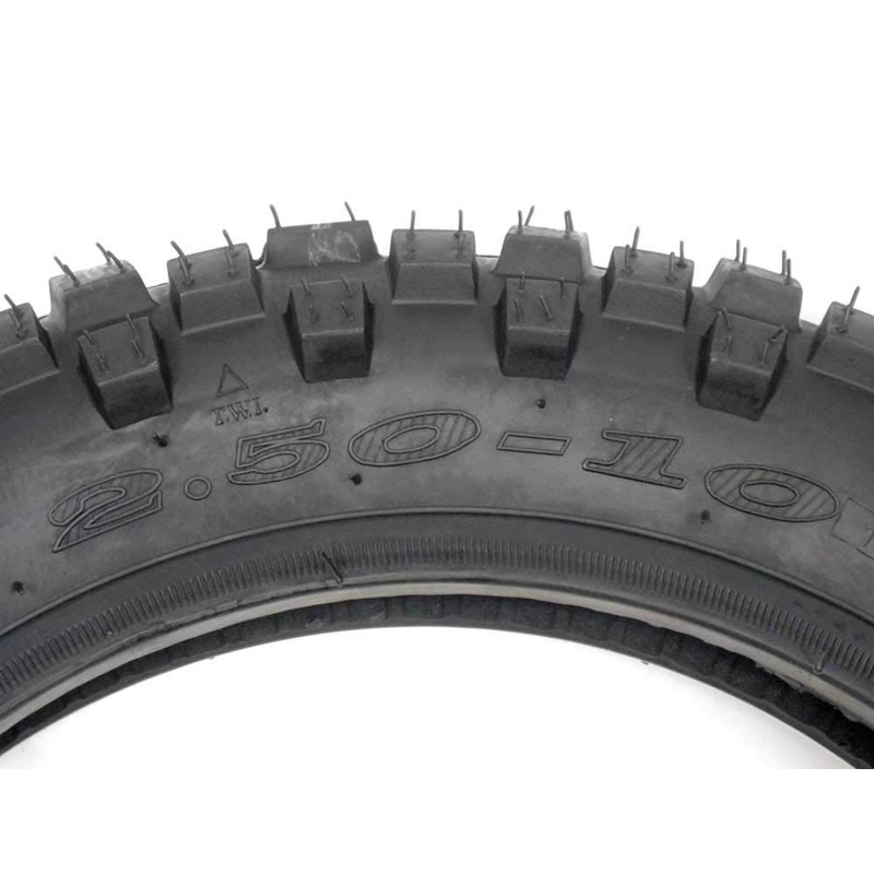 MMG Set of 2 Knobby Tires 2.50-10 with Matching Inner