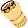 3/4 Ght Garden Hose 360° Swivel Connector Adapter,Anti-Kink Swivel Fitting