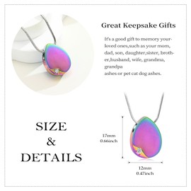 Cremation Pendant, Circle Series, Hand Held Ceremony Set, Hypoallergenic Metal, Safe Ashes Capsule, Urn Cremation Urn Necklace, Urn Accessory, Stainless Steel, Memorial Pendant