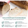 Reusable Plastic Bread Bags for Homemade Bread - 100 Pack