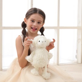 Apricot Lamb Cuddly Toy Sheep 23 cm - Sheep Cuddly Toy Sheep Plush Toy Soft & Washable Gift for Children Baby Girl Boy