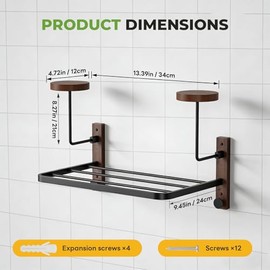 Helmet Mount Wall, Motorcycle Wardrobe, Motorcycle Helmet Mount Wall, Helmet Mount Wall for Motorcycle, Football, Tactical Equipment, Made of Stainless Steel and Wood