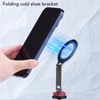 Camera Cold Shoe Magnetic Phone Holder, Flexible Tripod Mount Adapter,