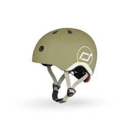 Scoot & Ride Uni - Baby Kid Helmet - Olive Green, S