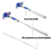 6-in-1 Multifunctional Flower Hammer with Screwdriver Tool Set, Anti-Corrosion and