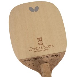 Butterfly Cypress V-MAX 23960 Pen Holder Racket, Blade Size: 6.4 x 5.3 inches (163 x 135 mm)