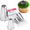 CukkiCakes 2pcs Grass Piping Nozzles Set (133 and 234) Icing
