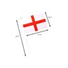 25Pcs St George Hand Flags England Hand Waving Fabric Mini