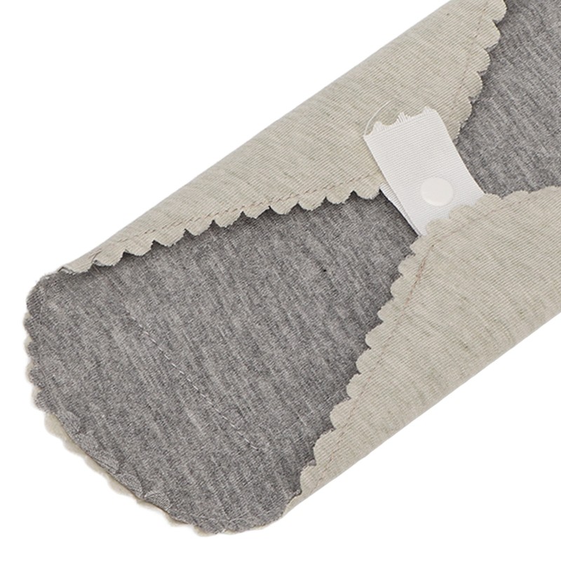 4PCS Washable Feminine Pads Gray Graphene Leakproof Breathable Reusable Sanitary