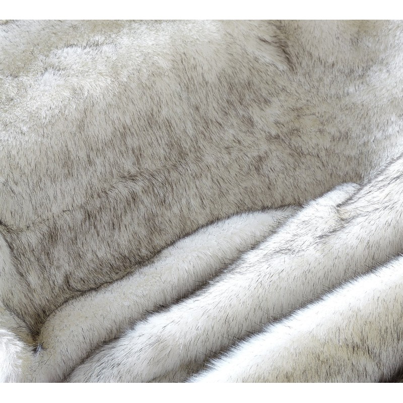 Ben&Jonah Into The Wild Heavy Faux Fur Throw Blanket (50"