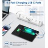 Desk Clamp Power Strip USB C,Under Desk Mount Power Station,20W