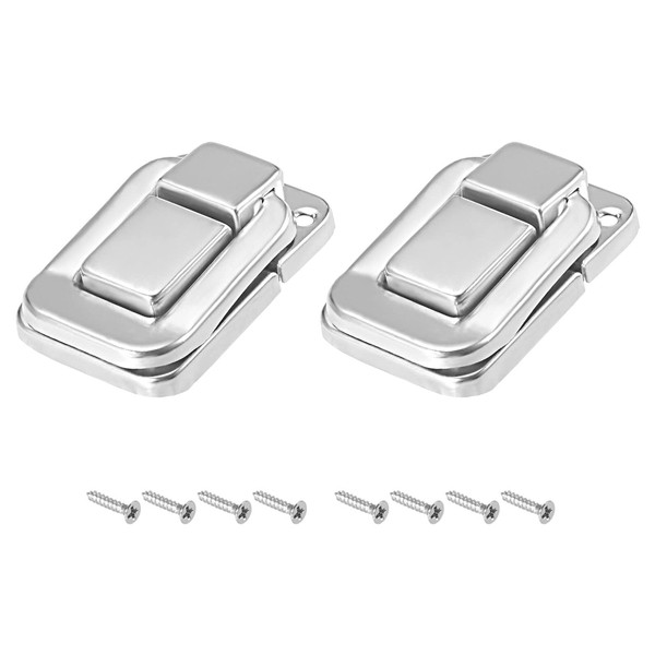 METALLIXITY Toggle Catch Lock (38mm x 25mm) 2Pcs, Iron Hasp