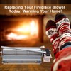 Adviace Replacement Fireplace Blower Motor Fan for Regency Gas Stove
