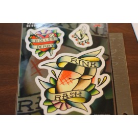 YUJEAN NEW ROLLER DERBY ADAM POTTS 3CT  STICKER