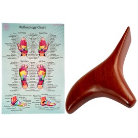 Massage Tool Sets with Table for Professionals, Foot Hand Massage, Wooden Stick, Reflexology (Set I)