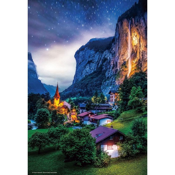 Beverly M81-646 1000 Micro Jigsaw Puzzle, Starry Loutterbrunnen, 10.2 x