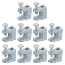 uxcell 30 Pcs C Clamps,0.79 Inch Wide Jaw Opening Beam Clamp Metal Tiger Clamp for Woodworking Welding Construction Mounting Welding Crafts