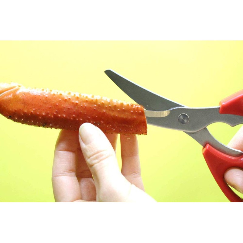 toppupurodakutu Kitchen Scissors with Blade Crab Scissors into the air