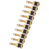 10 Pcs Valve Stems TR500 Straight Brass Heavy Duty Clamp