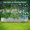 Raised Garden Bed Kit Galvanized Raised Planter Box Outdoor for