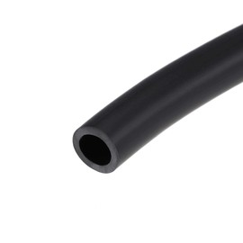 sourcing map Lubricating Oil Hose, 7mm ID x 10mm OD 3.3ft Rubber Water Hose Tubing Black