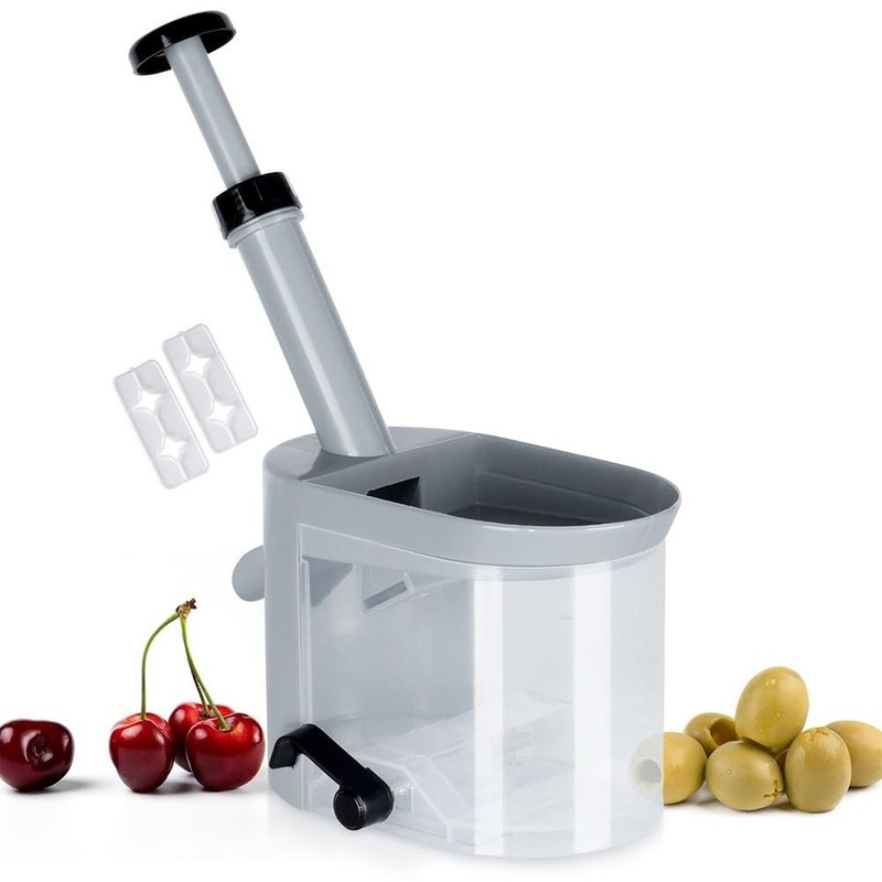 Cherry Pitter Olive Corer for Cherries and Olives with Suction
