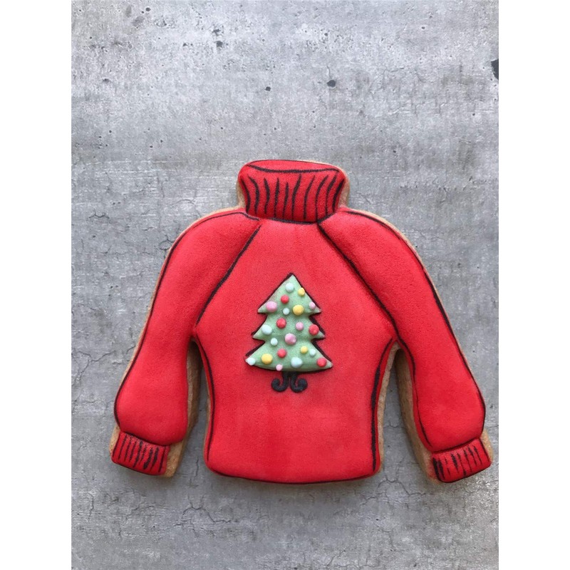 LILIAO Christmas Winter Ugly Sweater Cookie Cutter - 4.2 x