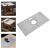 Router Table Insert Plate 235mm x 120mm x 8mm Aluminum