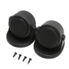 2pcs Dome Tweeter Car Audio Speaker Black 20W Loudspeaker Universal