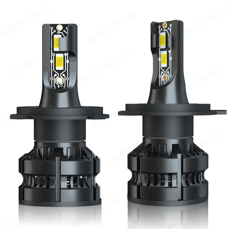 SHENKENUO MINI H4 9003 LED Headlight Bulbs Car & Truck