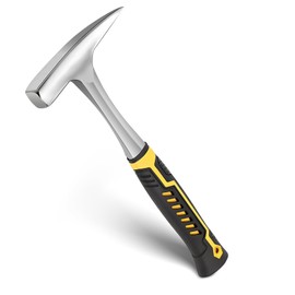 SLNIHAMS Tinner's Hammer, 18oz Sheet Metal Hammer Tools, Hvac Tool Tinners Hammer with Forged Steel Construction and Shock Reduction Grip, Sheet Metal Hammers, Welding and Chipping Hammer