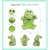 DolliBu Alligator Plush Hand Puppet For Kids - Soft Plush