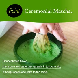 Matcha Powder, Japanese Green Tea, 30g, Ceremonial Grade, First Harvest, Use for Drinking, Latte, YAMAEI