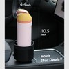 Seven Sparta Car Cup Holder Expander with Adjustable Base, Compatible