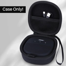 Lebakort Hard Case Compatible with Bose SoundLink Micro Bluetooth Speaker (Black Case)