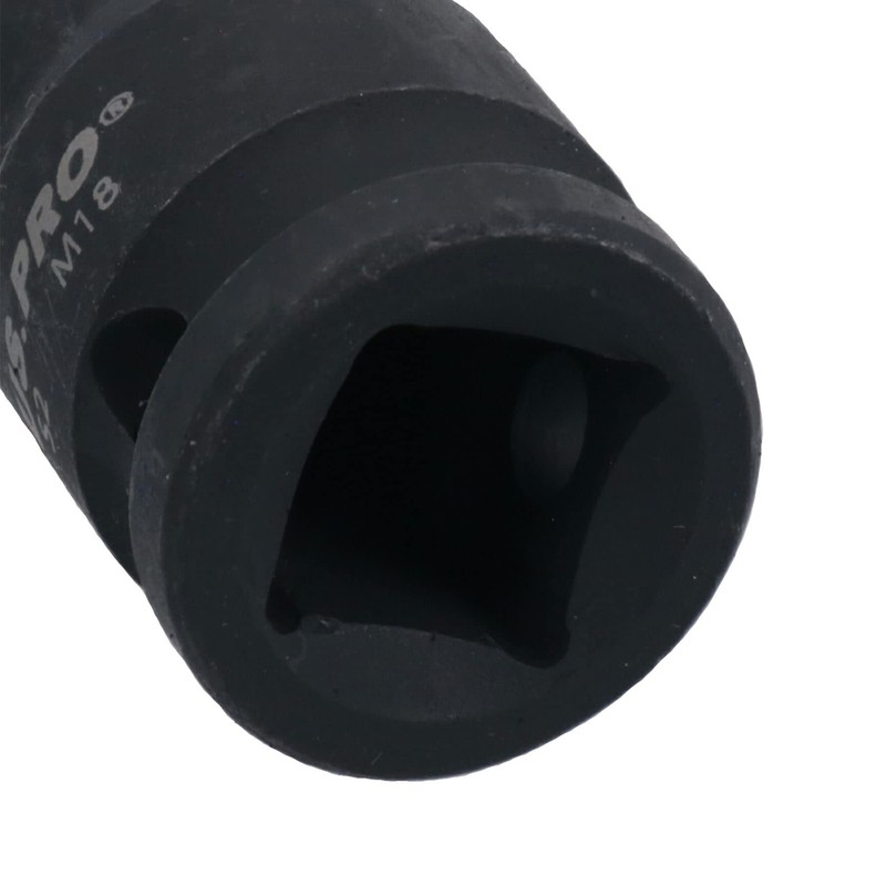 1/2in Drive Deep + Shallow Impact Impacted Male Spline Sockets