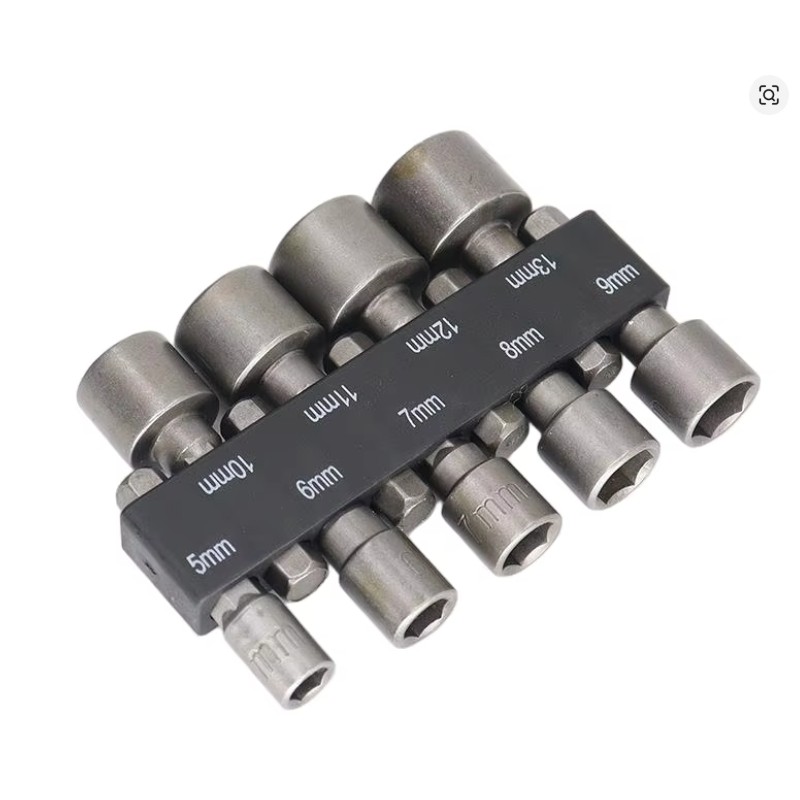 9-Piece Hex Socket Nut Driver Set for DIY Repair –