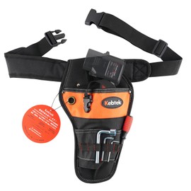 Kebtek Electric Pruning Shears Bag, Electric Shears Storage Case, Waist Bag, Tool Case, Insert Bag, Adjustable, Black (Pruning Shears Sold Separately, Listed by Kebtek)