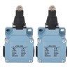 2Pcs Momentary Limit Switch Roller Plunger Micro Limit Travel Switch