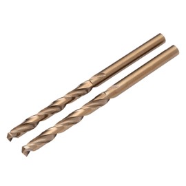 Draper 2pcs Expert HSSE M35 Cobalt Drill Bit, 5.5mm x 93mm - 08916 - for Alloy Steel, Titanium Alloys, Stainless Steel, Hardened Steel, Cast Iron and Carbon Steel
