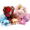 【B267】4 cm colorful ribbon, simulating flower gift:_4 . BH004005