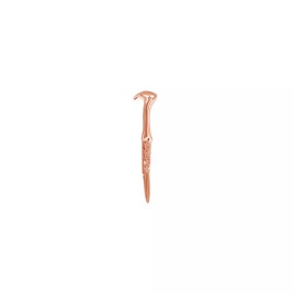NorVoch 14k Solid Gold 14k solid gold Voldemort's Wand Piercing Stud 25g threadless Pin