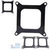 1 SET Black Carb Spacers, 1/2in Phenolic Carburetor Spacer Open