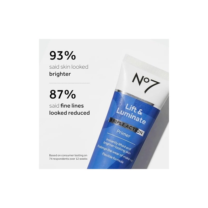 No7 Prebase Lift Luminate - Prebase Hidratante Con Niacinamida -
