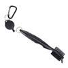 Kisangel 3pcs 2 Golf Club Brush Retractable Zip-line Pp Material