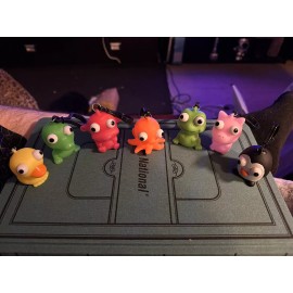 7 Piece Eye Popper Keychain/Bag Charms