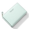 Kugusa Women's Bi-fold PU Leather Wallet, 10 Cards, Storage Zipper,