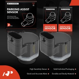 A-Premium 2-PC Reverse Backup Parking Assist Sensor Compatible with Select Jaguar Models - XF 2009-2017, XFR 2010-2015, XFR S 2013-2015, XJ 2010-2017, XJR 2014-2017, XE 2017, Replace# C2Z22810